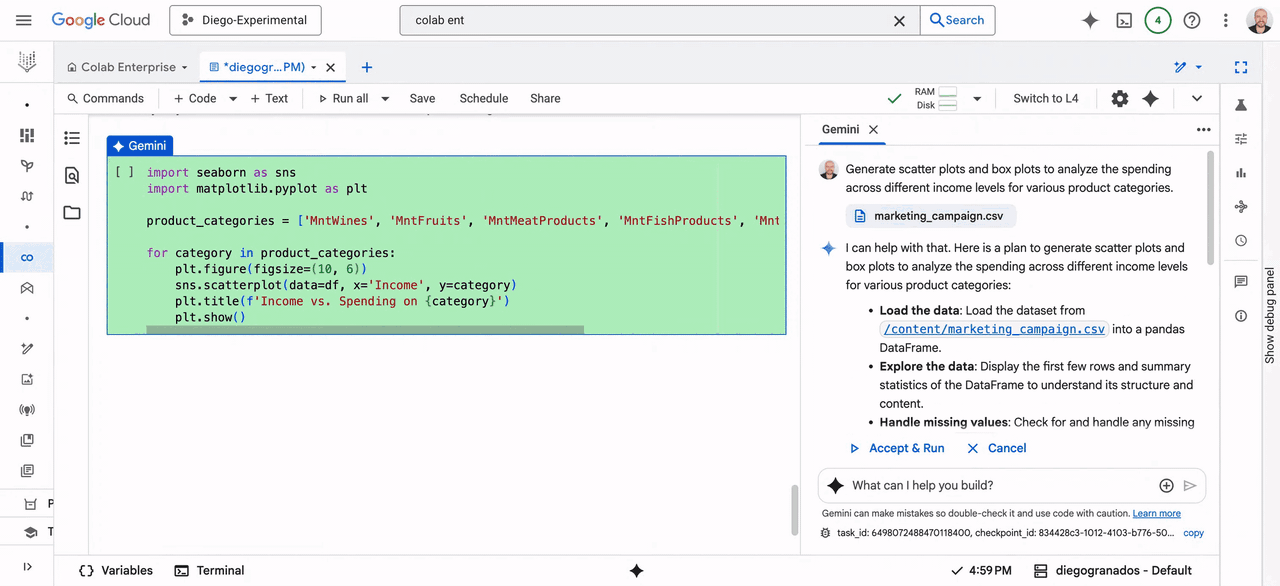 Tạo code Python cho việc trực quan hóa dữ liệu một cách dễ dàng.
